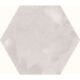 Blossom Grey Matt Hexagon 23x27 - v každém balení mix různých vzorů