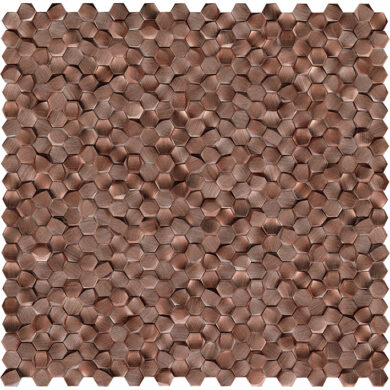 Gravity Alu 3D Hexagon Copper 30,1X30,7  (100245648)