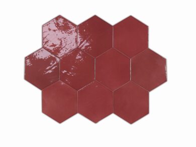 Zellige Hexa Wine 10.8X12.4  (122084)