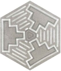 Hexagono Igneus Cemento 26,6x23
