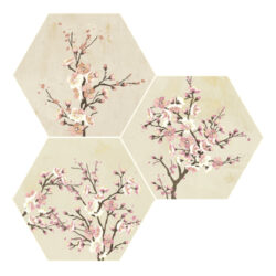 Mood Ivory Decor Hexagon 25x29 - v balen nhodn mix dekor